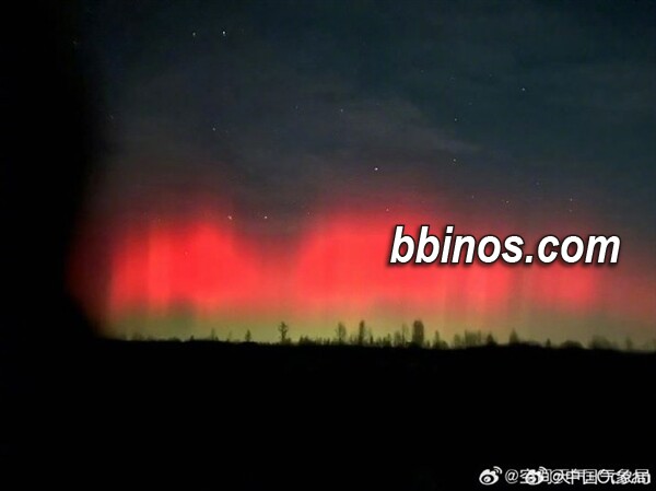 2023120312 磁暴引发奇景：中国北方空中现极光盛宴