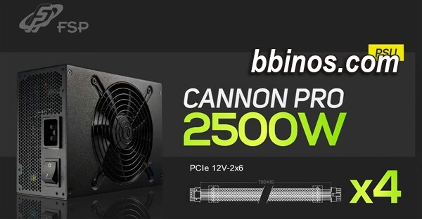 2023121920 2500瓦特超级电源震撼发布 支持五卡rtx 4090运行